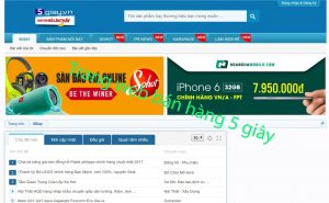 Giới thiệu về trang web bán hàng 5 giây