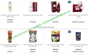Một số trang web bán hàng xách tay Nhật-Chatluongnhatbanshopcom