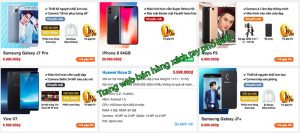 Những trang web bán hàng xách tay phổ biến thegioididong