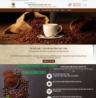 trang web bán hàng đẹp nhất - giao diện bán cafe