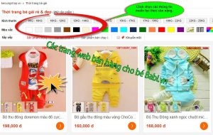 Các trang web bán hàng cho bé-Becungshopvn