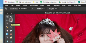 Web làm mờ ảnh bằng photoshop