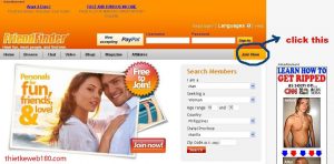 web làm quen trai tây Friendfinder.com