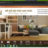 Mẫu website bán đồ nội thất TKW241