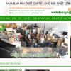 Mẫu website bán đồ cũ TKW252