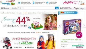 Các trang web bán hàng trẻ em - Shoptretho.vn