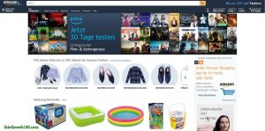 Các web bán hàng online ở Đức Amazon