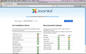 Hướng dẫn làm web bằng joomla 3.0 - cài đặt